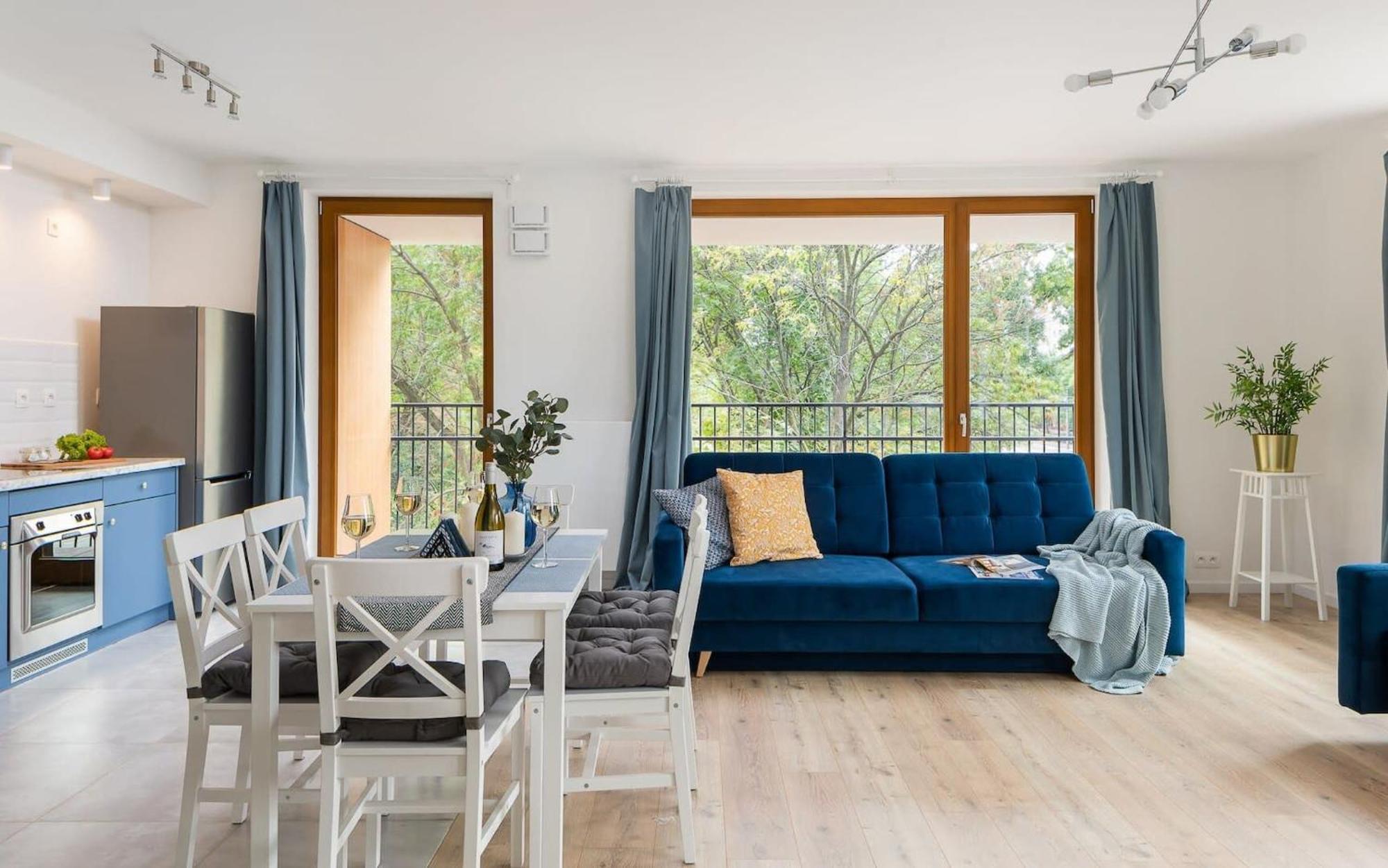 Pulawska 221 - Colorful Apartment With Balcony By Noclegi Renters Varsó Kültér fotó