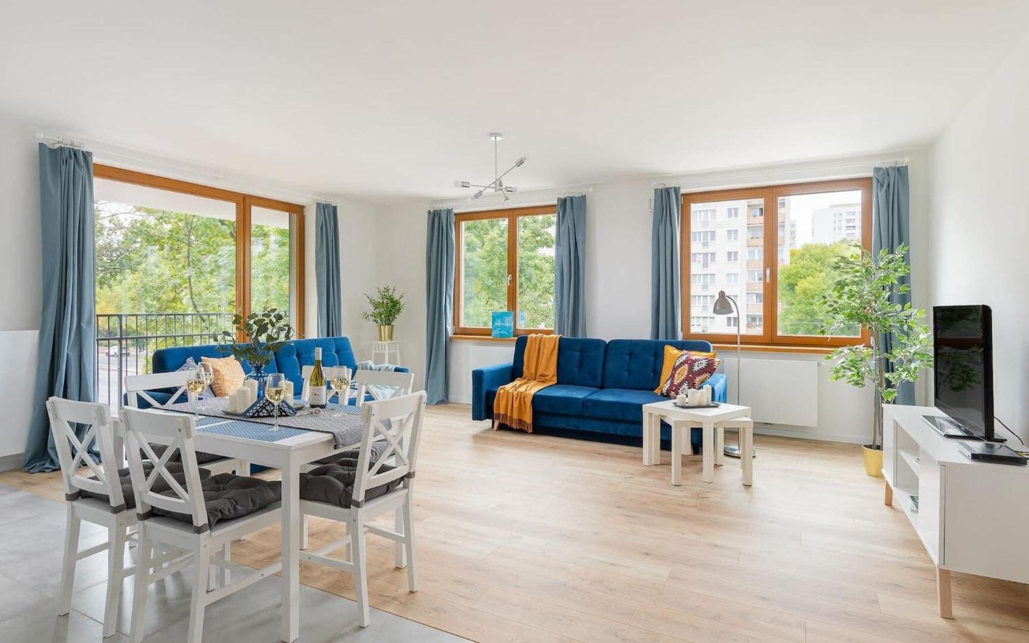 Pulawska 221 - Colorful Apartment With Balcony By Noclegi Renters Varsó Kültér fotó